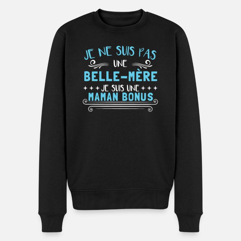 Je Suis Maman Bonus - Pull Premium bio Homme - noir