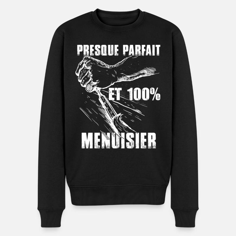Artisan Menuisier - Pull Premium bio Homme - noir