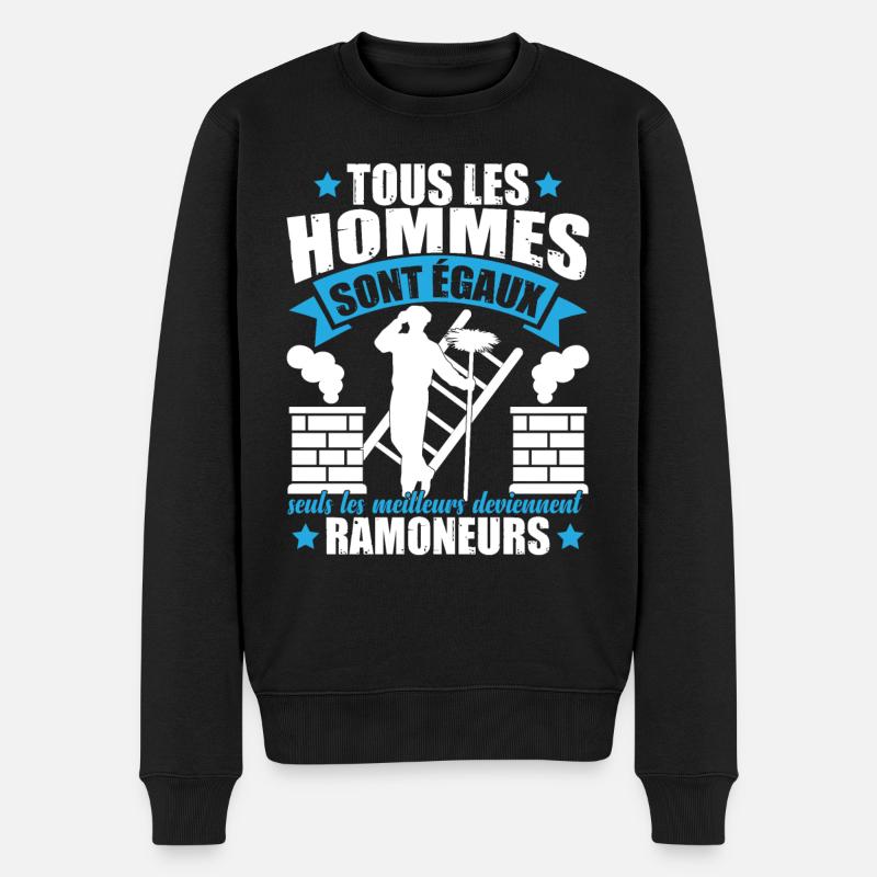 Ramoneur Hommes - Pull Premium bio Homme - noir