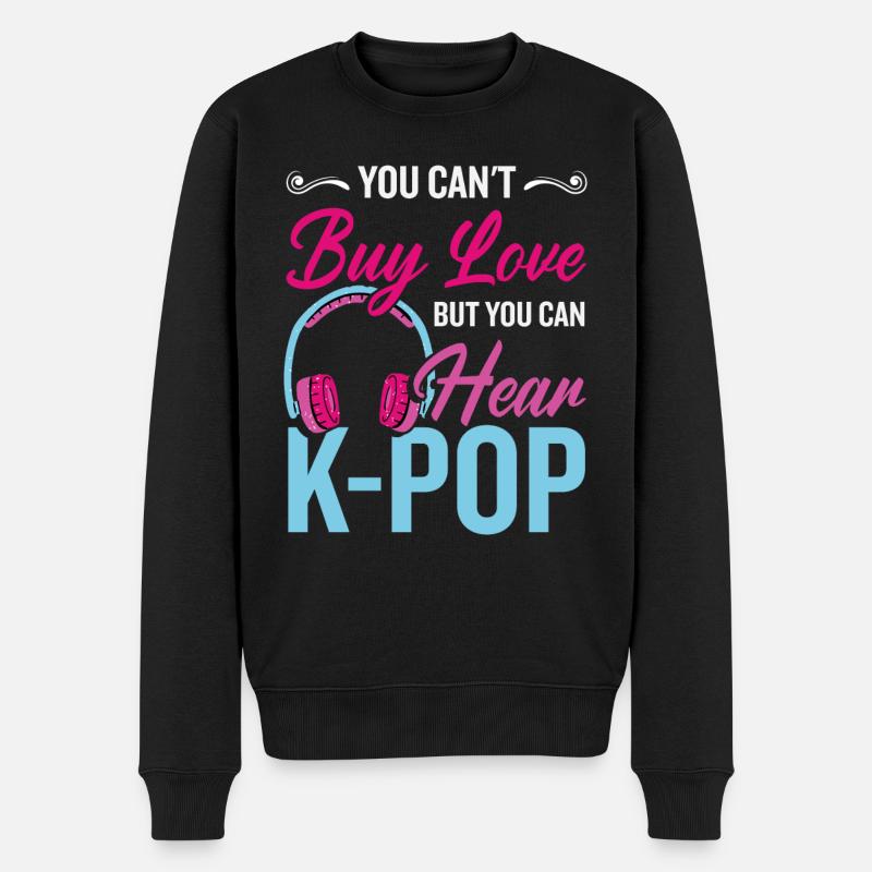 J’adore la K-Pop - Pull Premium bio Homme - noir
