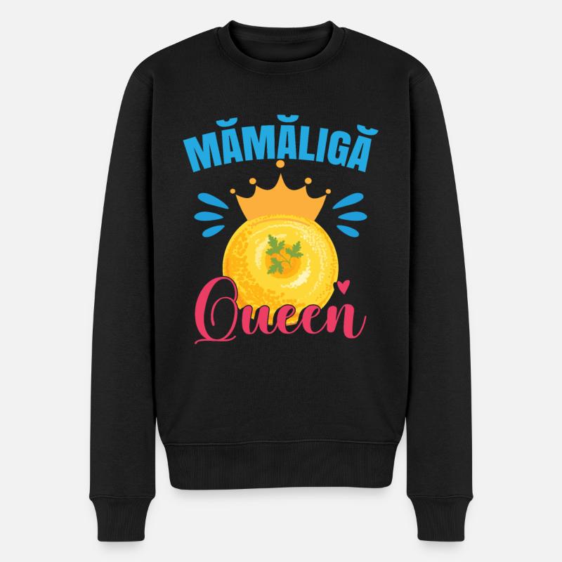 Reine Mamaliga - Pull Premium bio Homme - noir