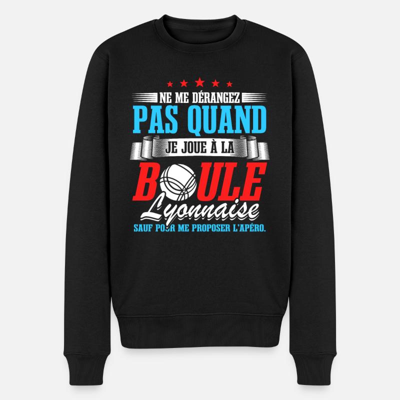 Boule Lyonnaise - Pull Premium bio Homme - noir