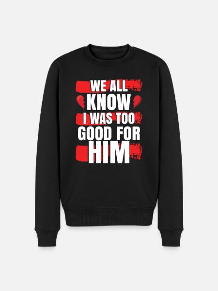 Divorce - Men's Premium Organic Jumper - black
