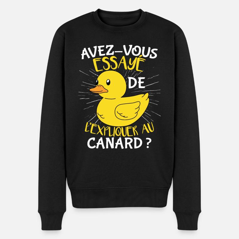 Canard - Pull Premium bio Homme - noir