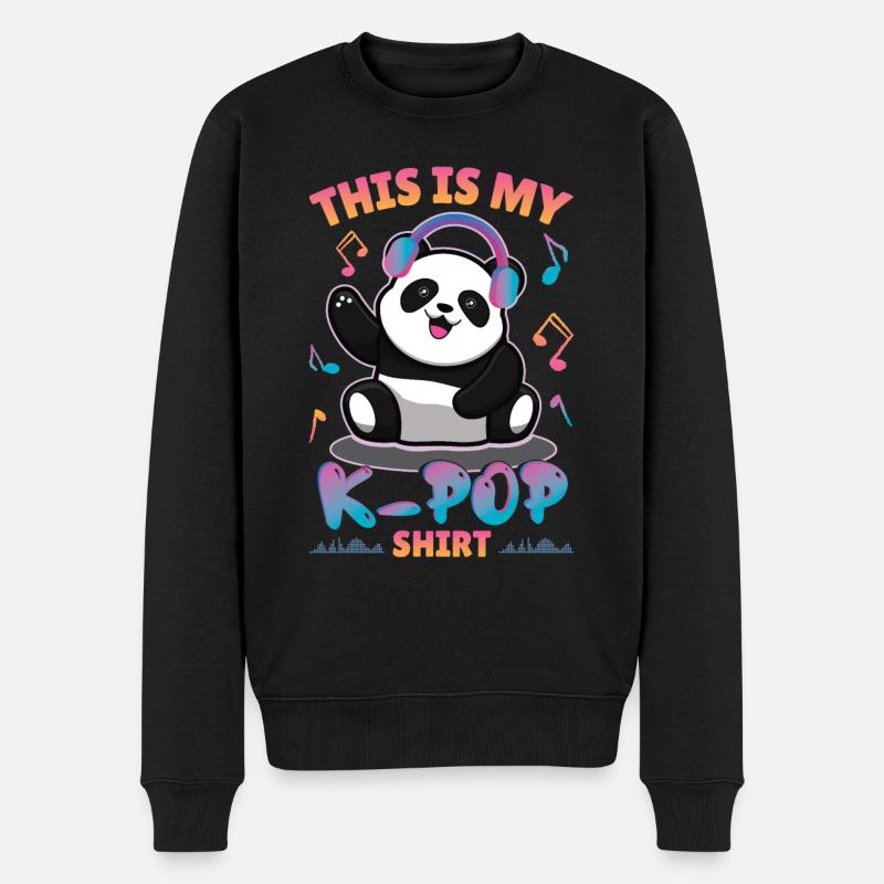 K-Pop Drôle - Pull Premium bio Homme - noir