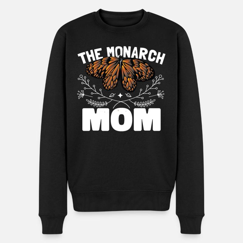 Monarque Papillon Maman - Pull Premium bio Homme - noir