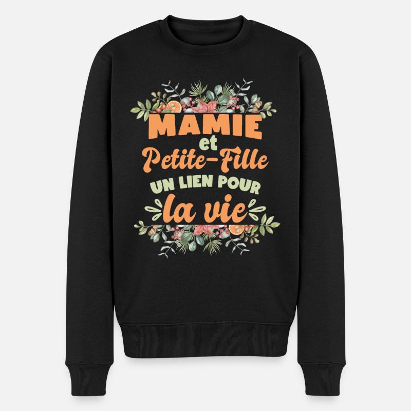 Mamie Et Petite-Fille - Pull Premium bio Homme - noir
