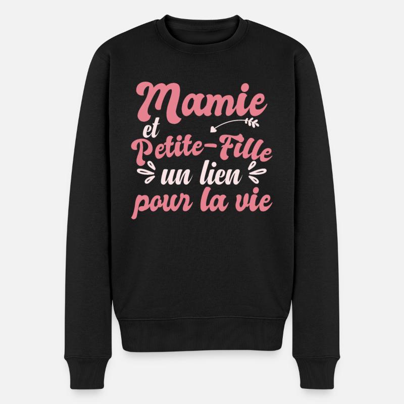 Mamie Et Petite-Fille Cadeau - Pull Premium bio Homme - noir