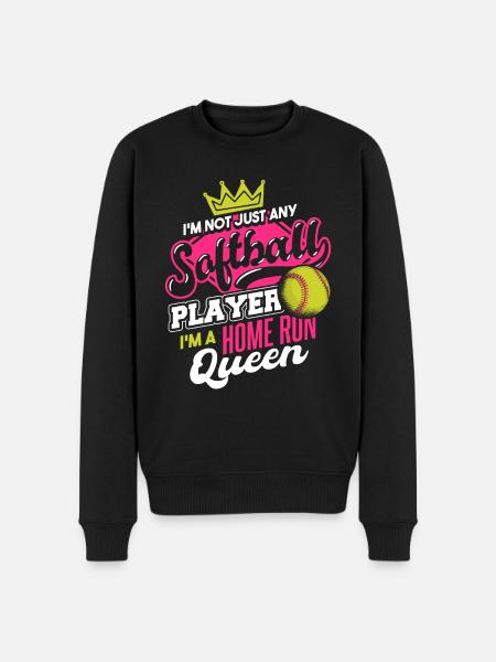 I'm A Home Run Queen - Men's Premium Organic Jumper - black