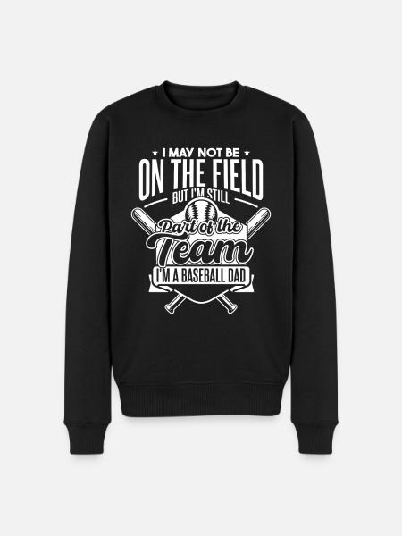 I'm A Baseball Dad - Men's Premium Organic Jumper - black