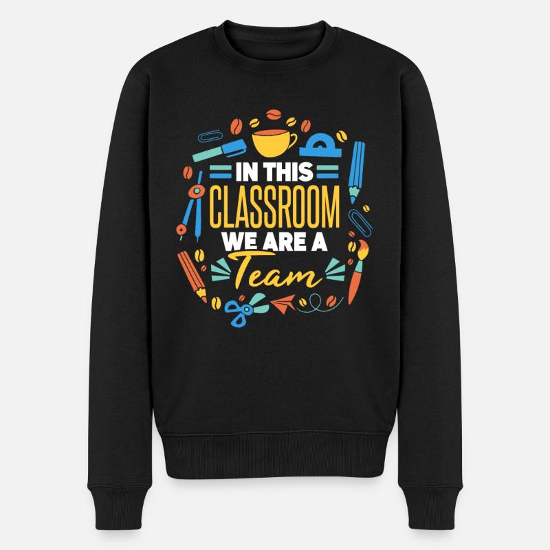Klassenlehrer - Männer Premium Bio Pullover - Schwarz