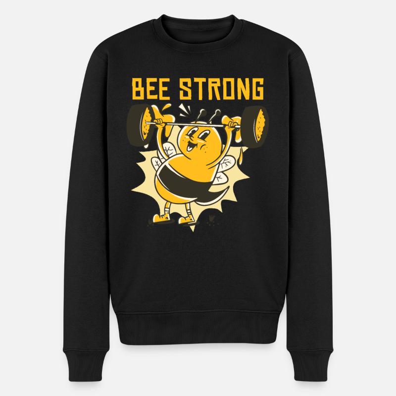 Abeille forte - Pull Premium bio Homme - noir