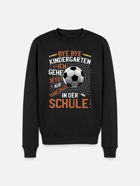 Kindergarten Grundschule Einschulung - Männer Premium Bio Pullover - Schwarz