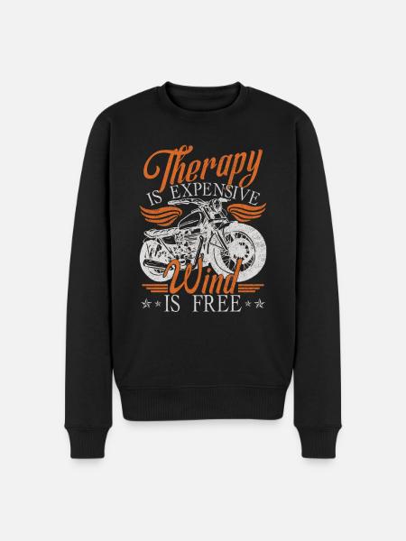 Motorcycle Lover - Men's Premium Organic Jumper - black