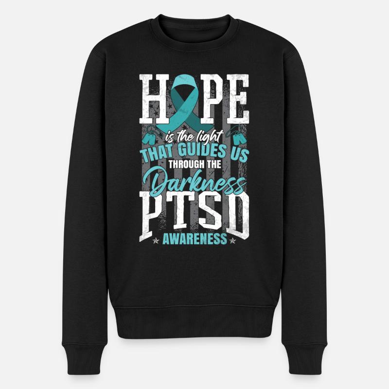 Combattant du SSPT - Pull Premium bio Homme - noir
