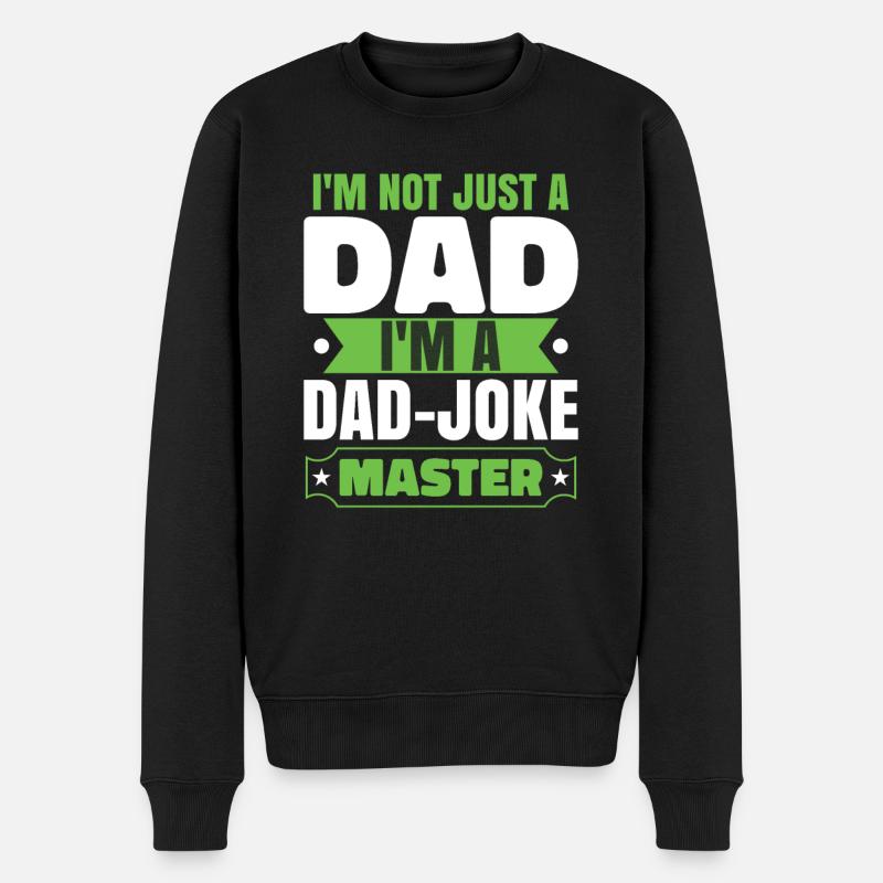 Papa Maître Blague - Pull Premium bio Homme - noir