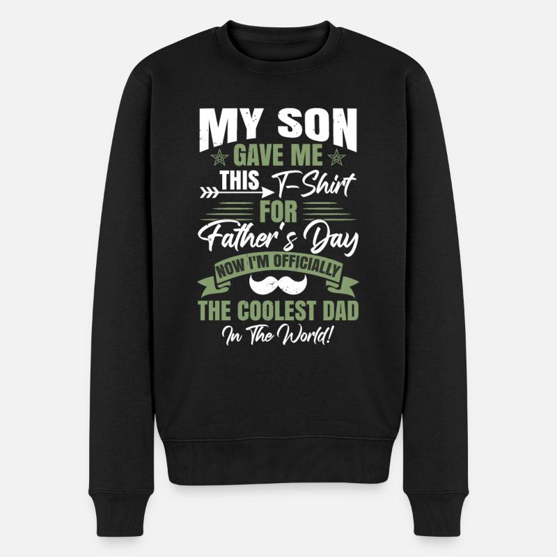 Mon fils m’a donné ceci - Pull Premium bio Homme - noir