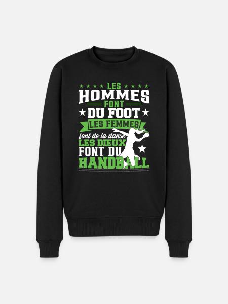 Les Dieux Font Du Handball - Pull Premium bio Homme - noir
