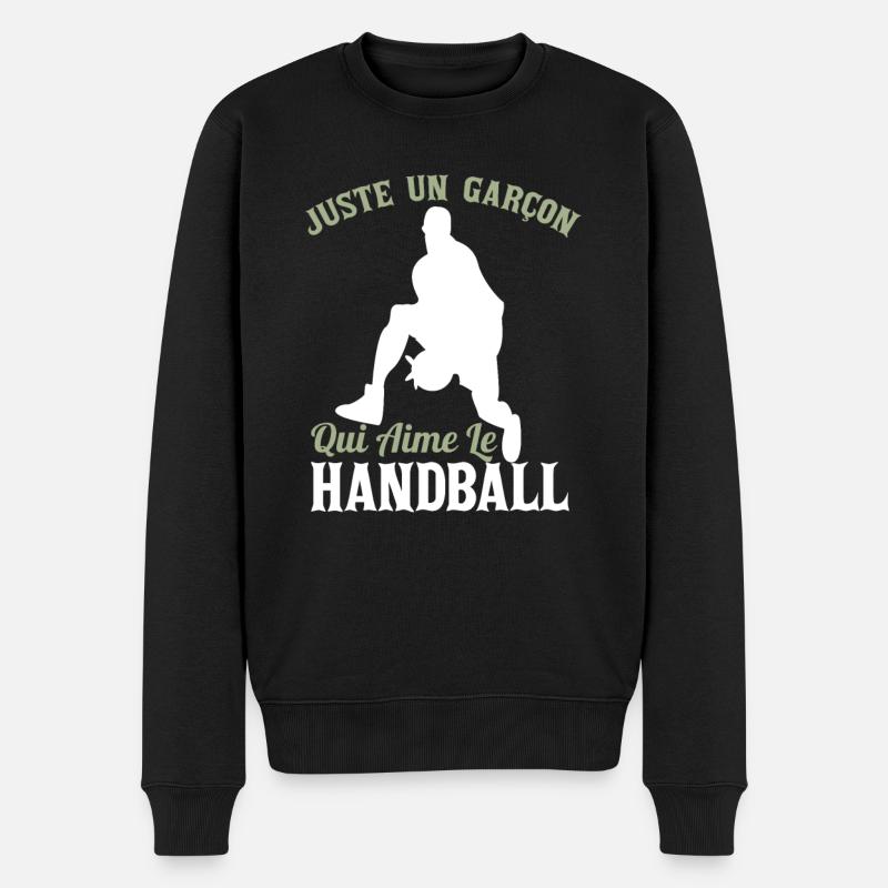 Handballeur Enfant Hand - Pull Premium bio Homme - noir