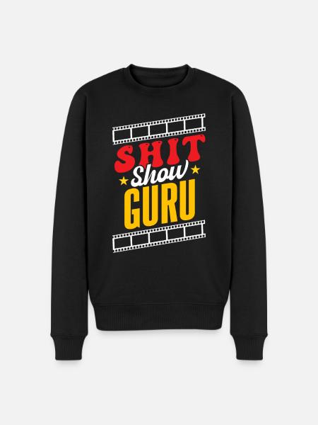 Shit Show Guru - Men's Premium Organic Jumper - black