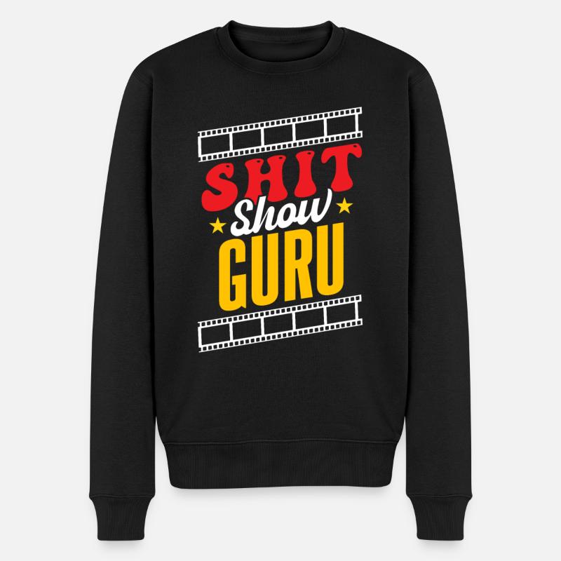 Shit Show Guru - Pull Premium bio Homme - noir