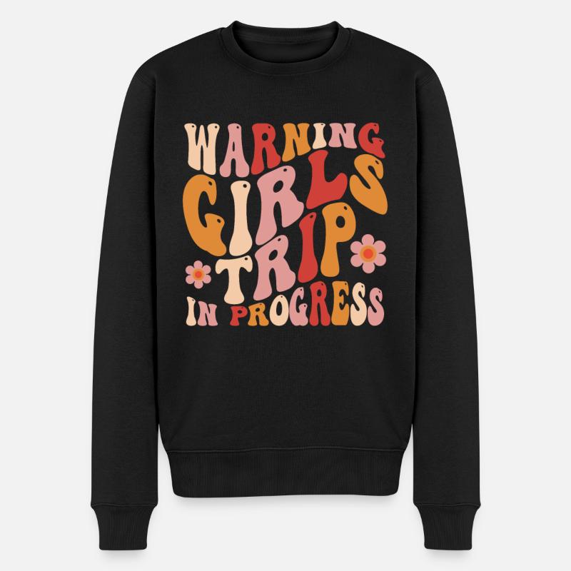 Groovy Girls Voyage - Pull Premium bio Homme - noir