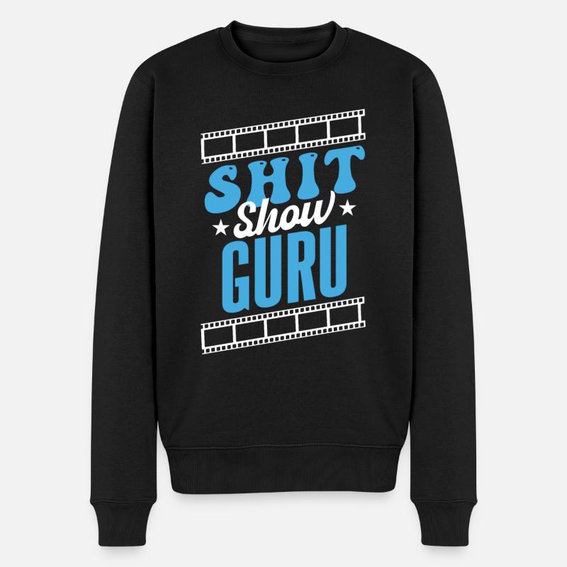 Shit Show Guru - Pull Premium bio Homme - noir