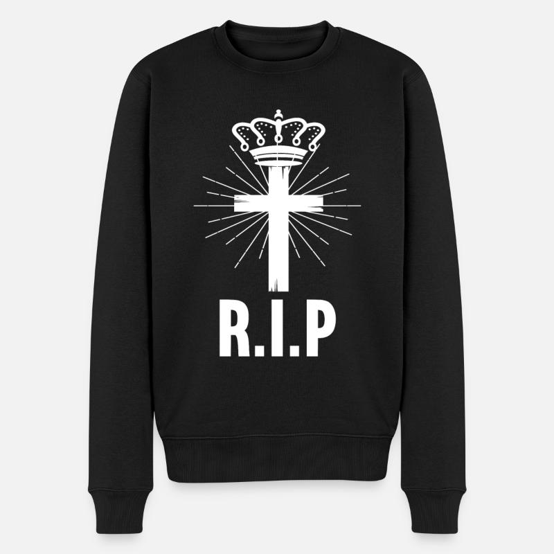 RIP Reine - Pull Premium bio Homme - noir