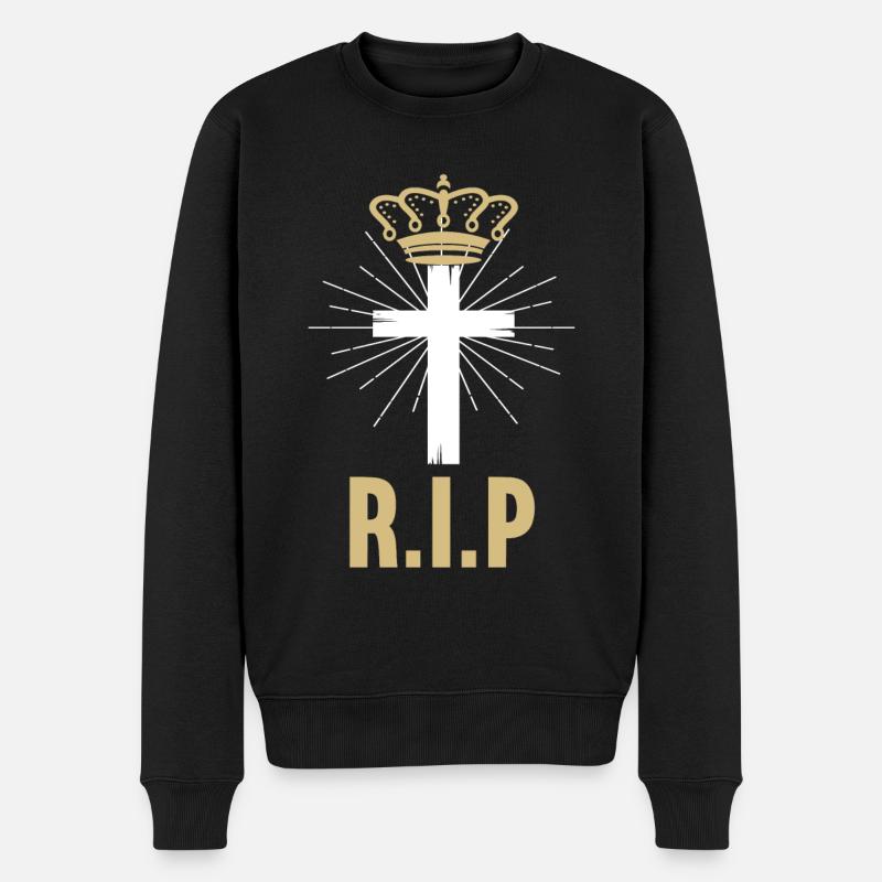 RIP Reine - Pull Premium bio Homme - noir