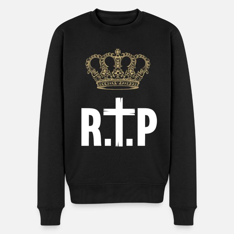 RIP Queen - Pull Premium bio Homme - noir