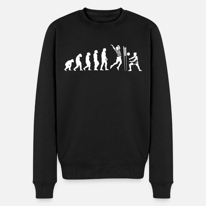 Evolution volley-ball volley-ball beach-volley - Pull Premium bio Homme - noir