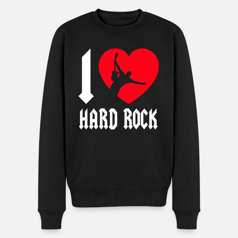 Hard Rock - Pull Premium bio Homme - noir