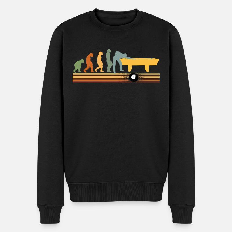 Snooker Evolution billard boules piscine - Pull Premium bio Homme - noir