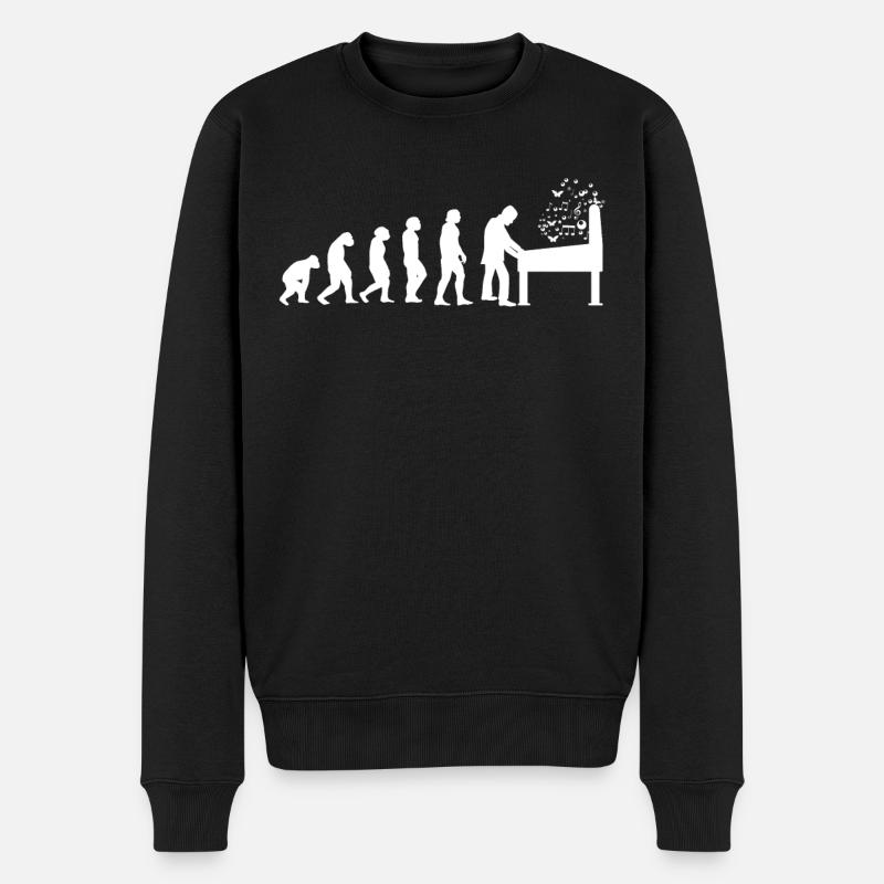 Flipper Flipperautomat Arcade Gamer Spieleautomat - Männer Premium Bio Pullover - Schwarz