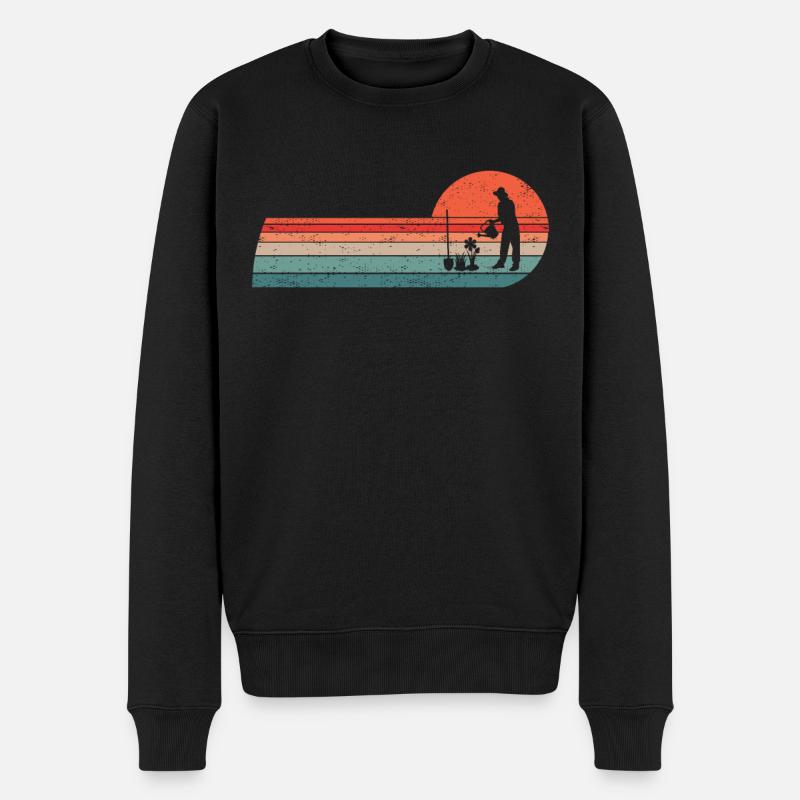 Gärtner Garten-Planzen Gärtner - Männer Premium Bio Pullover - Schwarz