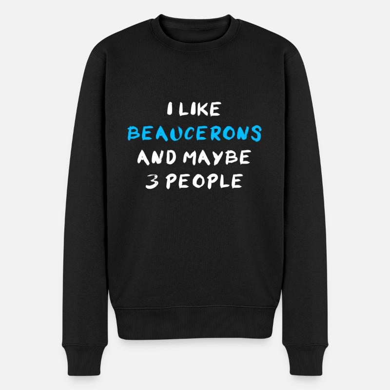 Beauceron - Pull Premium bio Homme - noir