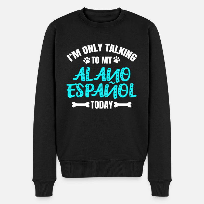 Alano Español - Pull Premium bio Homme - noir