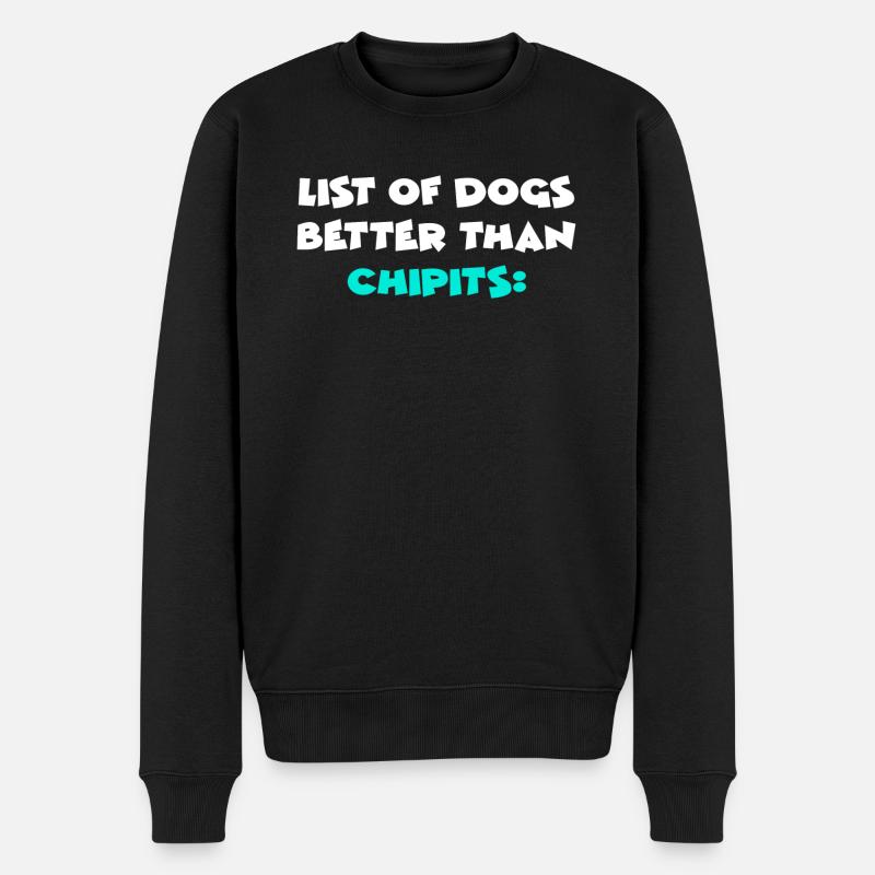 Chipits - Pull Premium bio Homme - noir