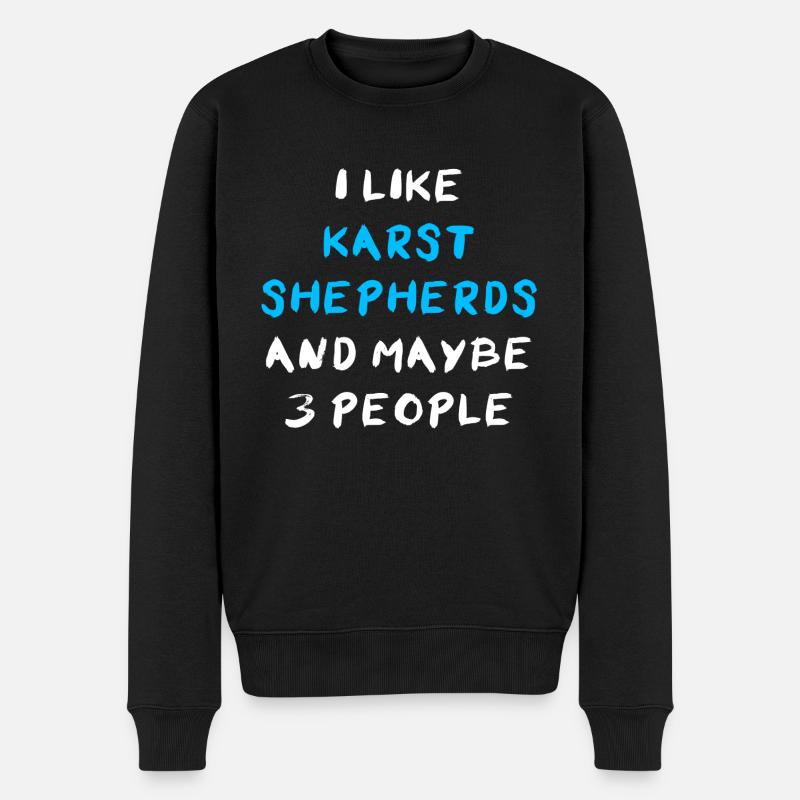 Karst Shepherd - Männer Premium Bio Pullover - Schwarz