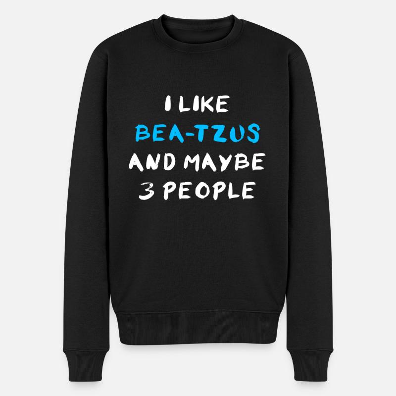 Bea-Tzu - Pull Premium bio Homme - noir