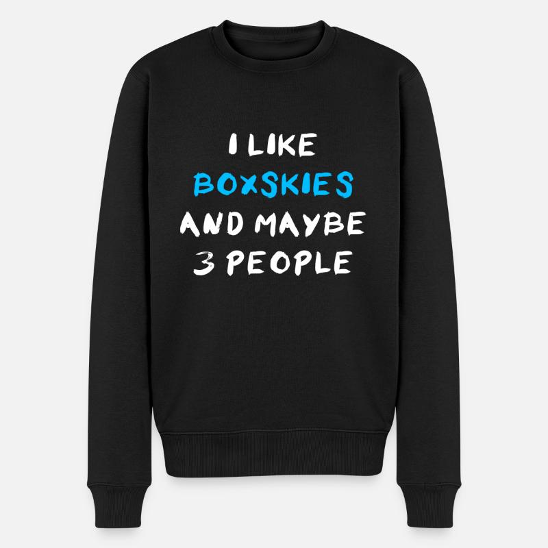 Boxski - Pull Premium bio Homme - noir