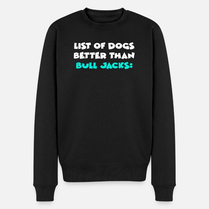 Bull Jacks - Männer Premium Bio Pullover - Schwarz