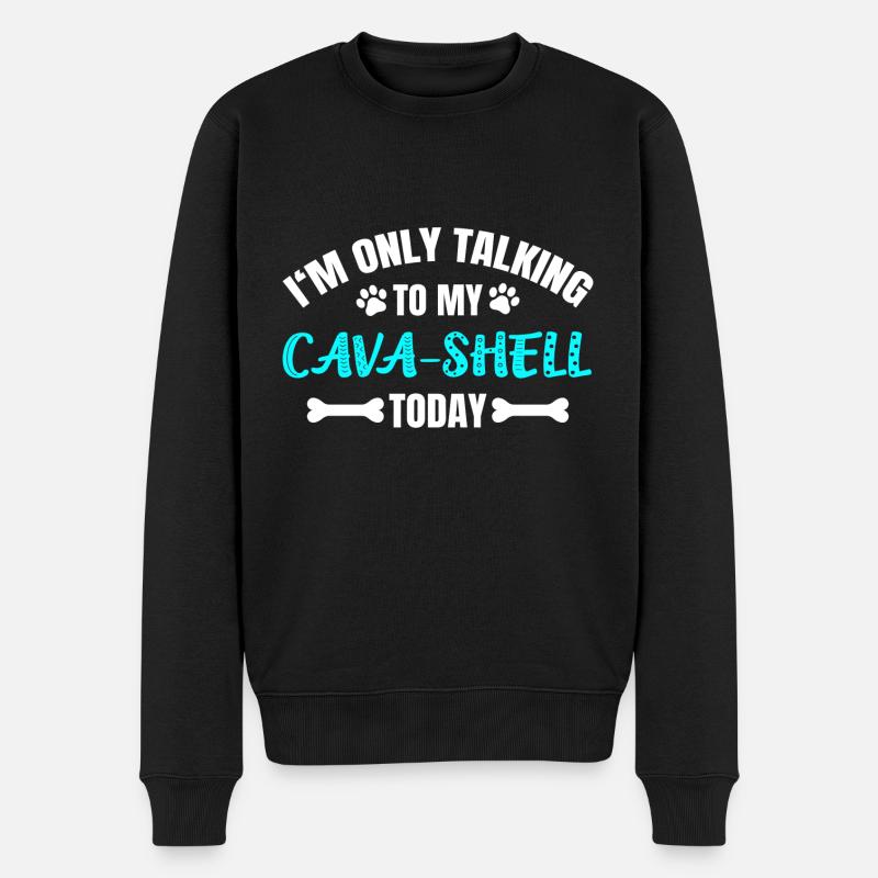 Coquille de cava - Pull Premium bio Homme - noir