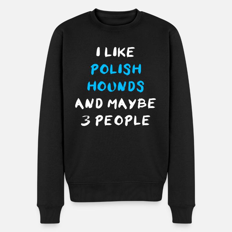 Chien polonais - Pull Premium bio Homme - noir