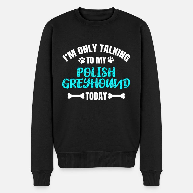 Lévrier polonais - Pull Premium bio Homme - noir