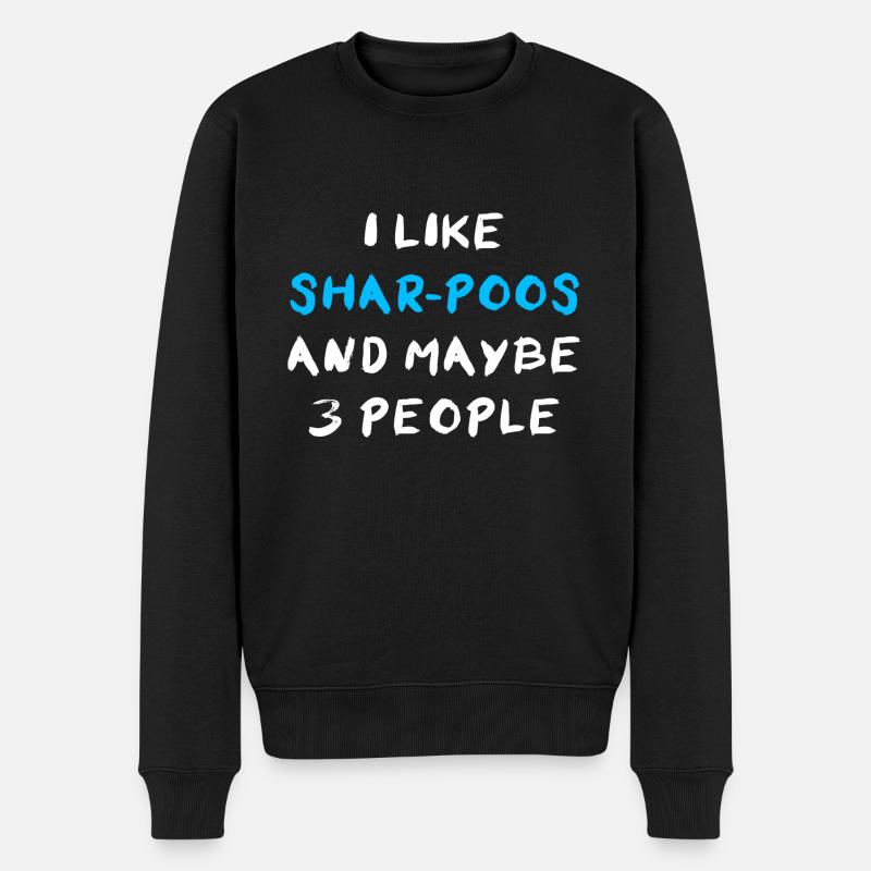 Shar-Poo - Pull Premium bio Homme - noir