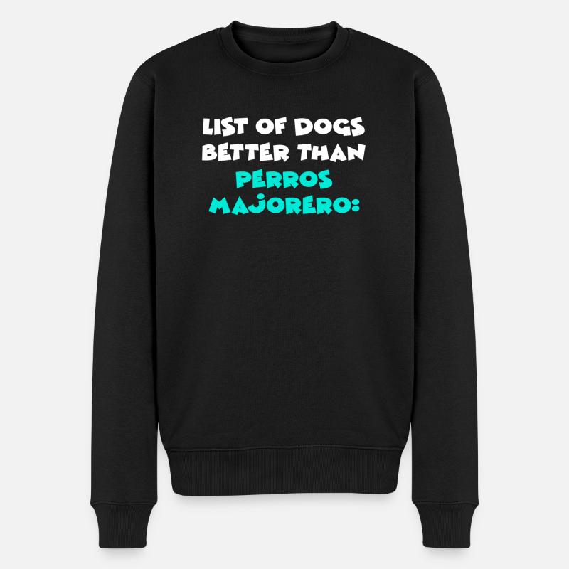 Perros Majorero - Pull Premium bio Homme - noir