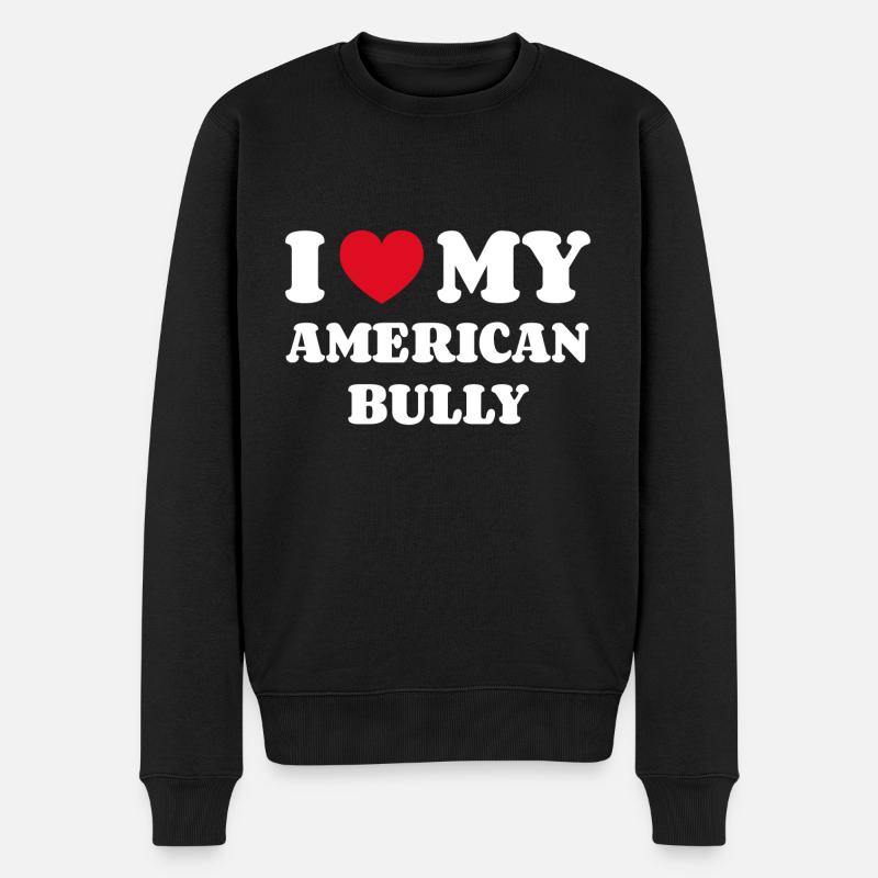 J’aime mon intimidateur américain - Pull Premium bio Homme - noir