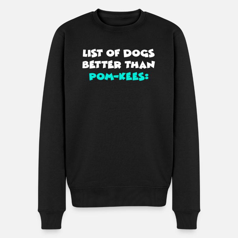 Pom-Kees - Pull Premium bio Homme - noir