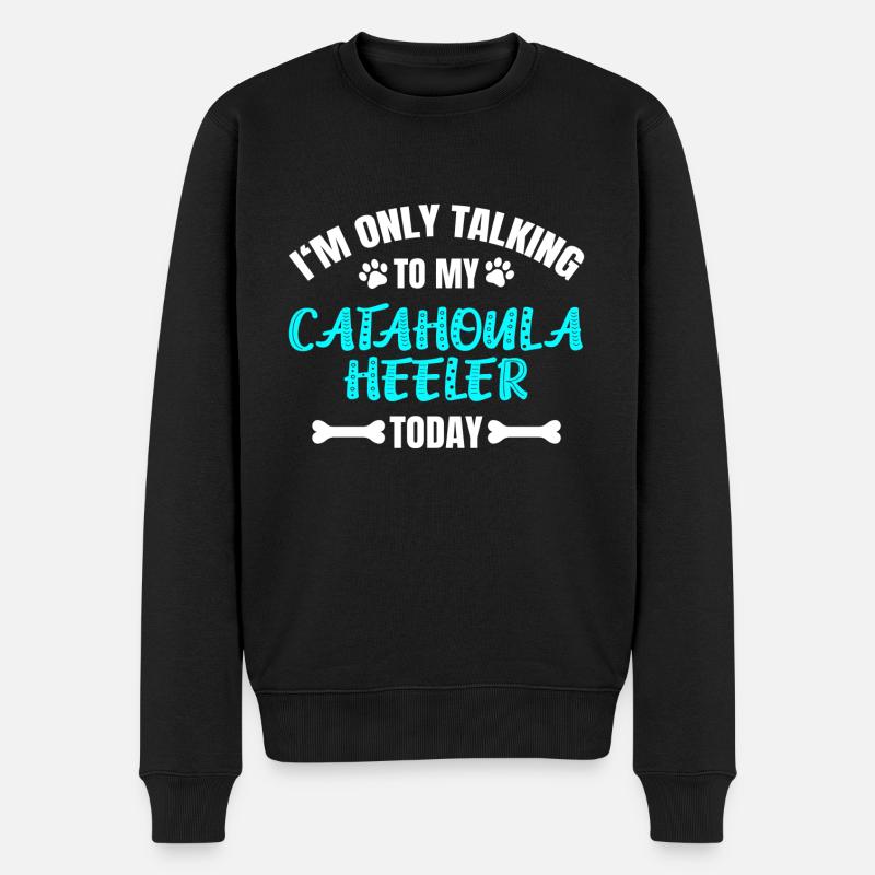 Catahoula Heeler - Pull Premium bio Homme - noir